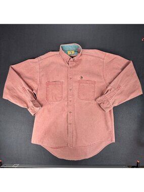 VTG Duck Head Button Down 100% 90's style Cotton/Denim Shirt Mens Oversize M USA